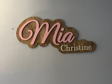 Load image into Gallery viewer, Layered Nursery Name