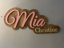 Load image into Gallery viewer, Layered Nursery Name