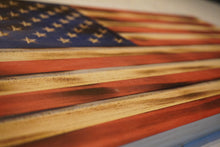 Load image into Gallery viewer, Rustic American Flag