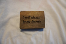 Load image into Gallery viewer, Custom Walnut Engagement/Wedding Ring Box