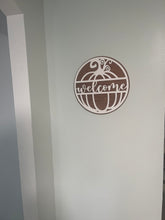 Load image into Gallery viewer, Pumpkin Welcome Door Hanger