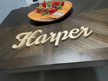 Load image into Gallery viewer, Wooden Name Cutout for Nursery