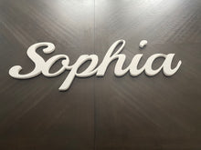 Load image into Gallery viewer, Wooden Name Cutout for Nursery