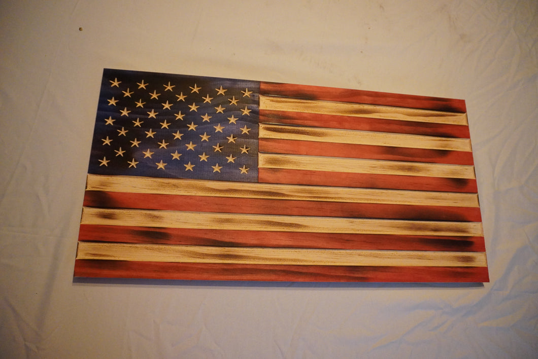 Rustic American Flag